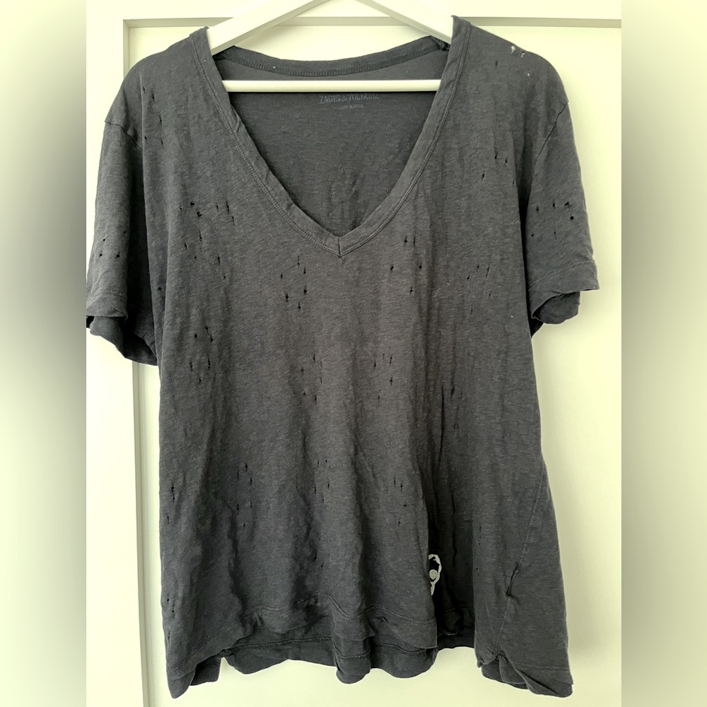 Zadig & Voltaire Blue Short Sleeve Tee
